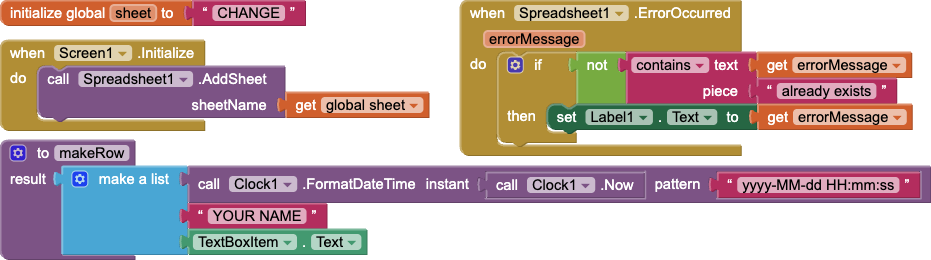 JournalStarter blocks