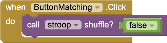 ButtonMatching.Click blocks